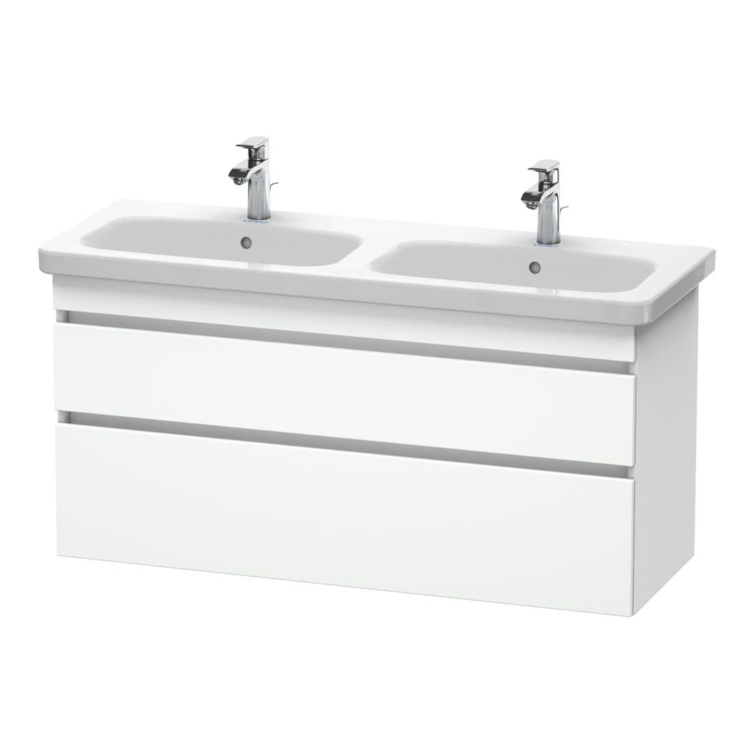 Duravit DuraStyle – Έπιπλο Νιπτήρα – 1230 mm, 2 συρτάρια – White Matt, Decor (DS649801818)