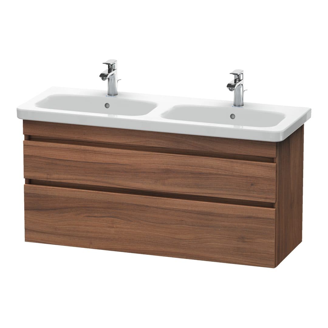 Duravit DuraStyle – Έπιπλο Νιπτήρα – 1230 mm, 2 συρτάρια – Walnut Matt, Decor (DS649807979)