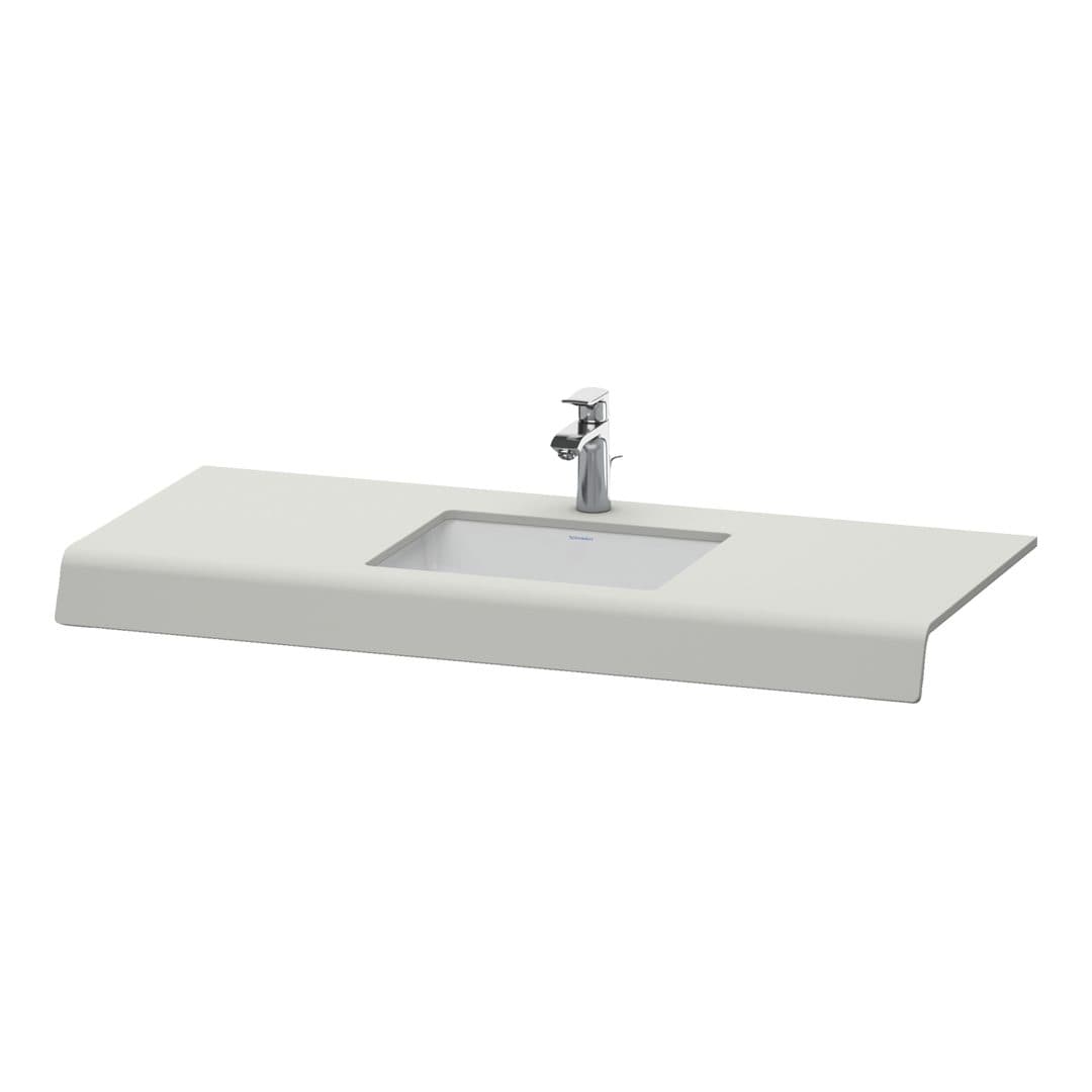 Duravit DuraStyle – Πάγκος Νιπτήρα – 800 mm, 800 x 550 x 100 mm, μοντέλο DS828C – Concrete grey Matt, Decor (DS828C00707)