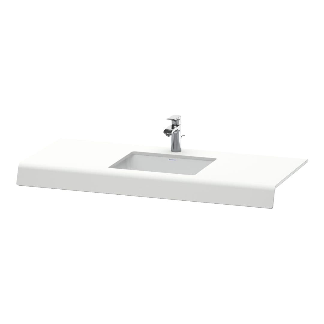 Duravit DuraStyle – Πάγκος Νιπτήρα – 800 mm, 800 x 550 x 100 mm, μοντέλο DS828C – White Matt, Decor (DS828C01818)