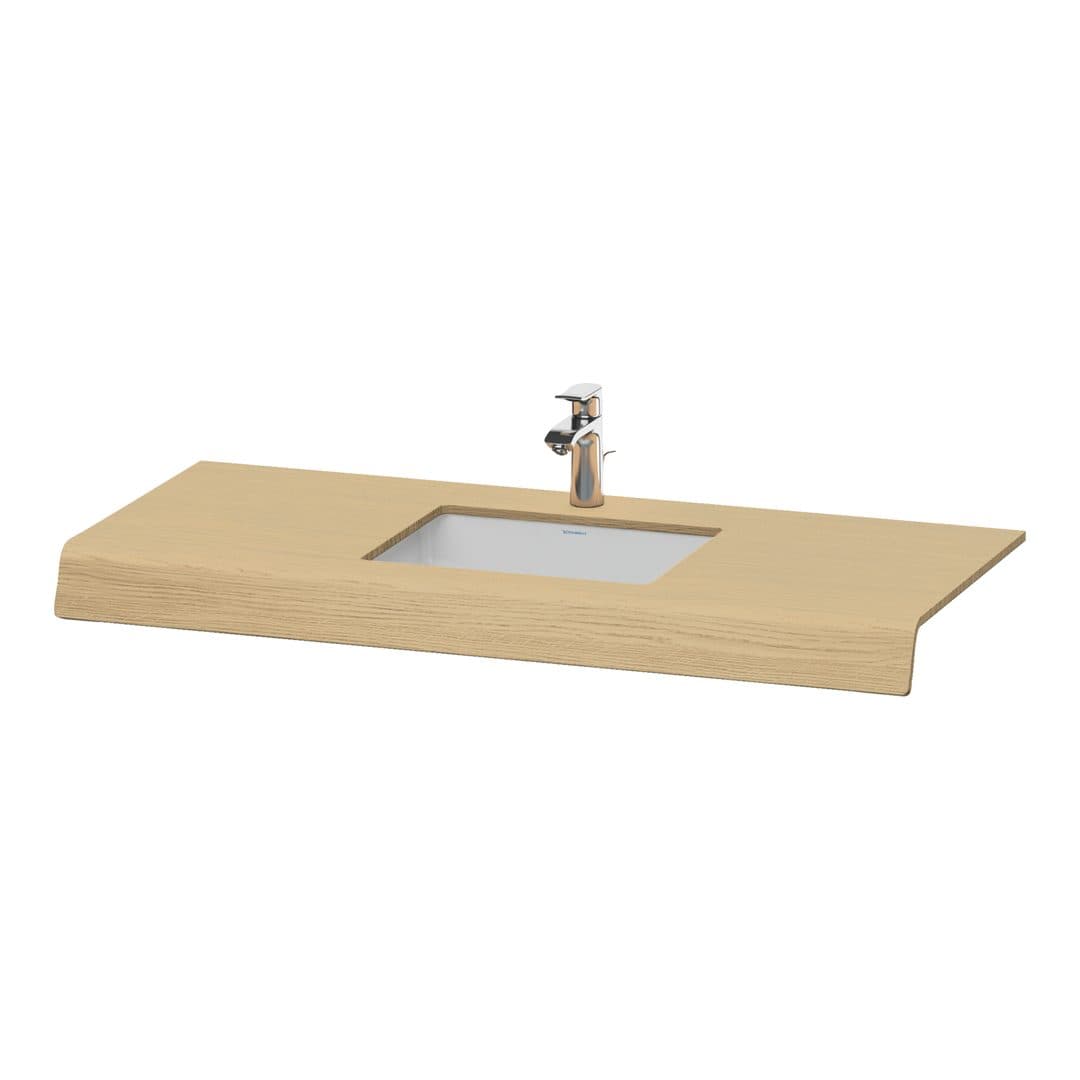 Duravit DuraStyle – Πάγκος Νιπτήρα – 800 mm, 800 x 550 x 100 mm, μοντέλο DS828C – Natural oak, Decor (DS828C03030)