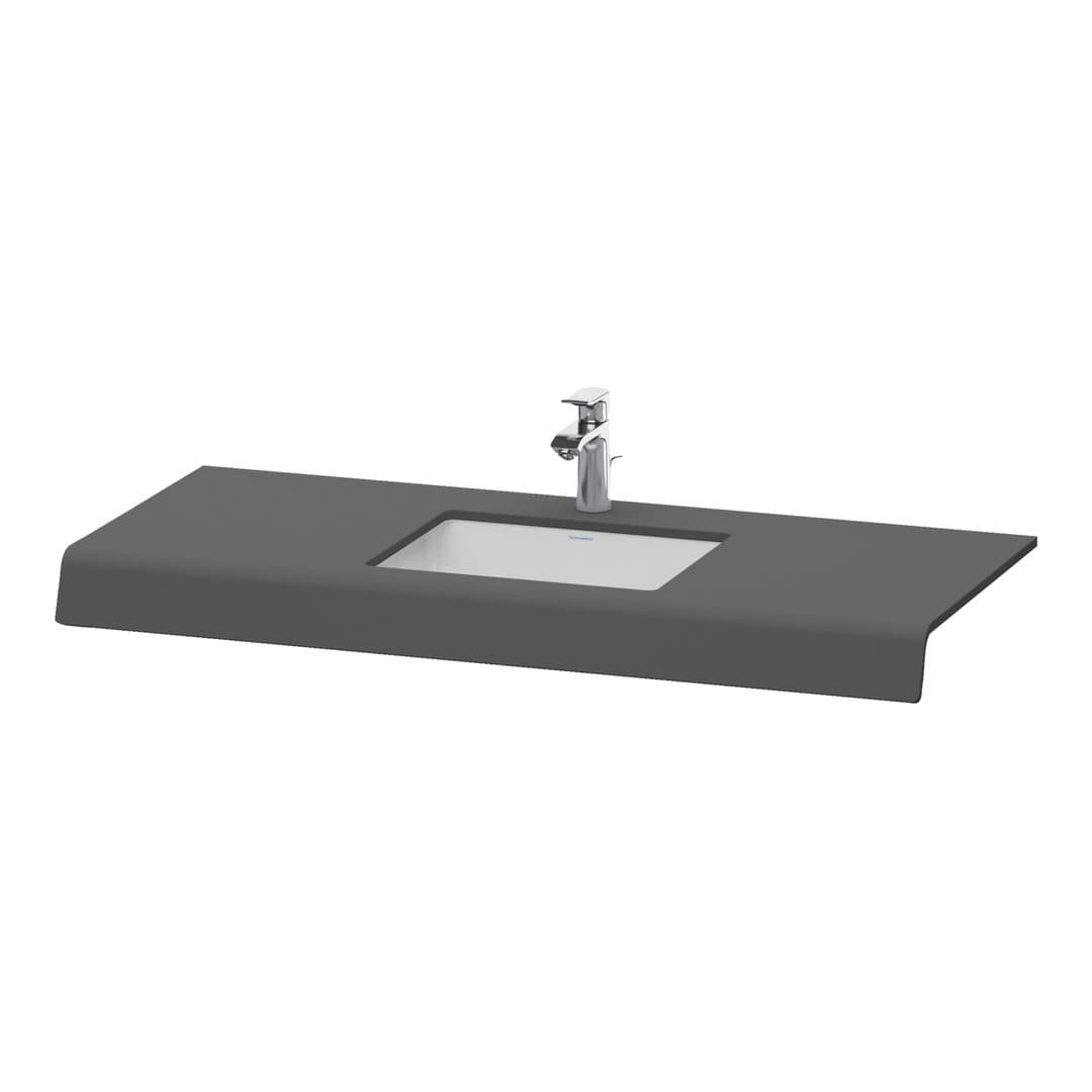 Duravit DuraStyle – Πάγκος Νιπτήρα – 800 mm, 800 x 550 x 100 mm, μοντέλο DS828C – Graphite Matt, Decor (DS828C04949)