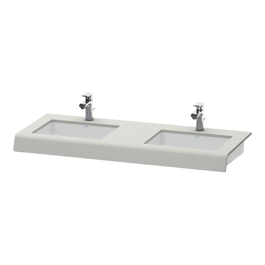 Duravit DuraStyle – Πάγκος Νιπτήρα – 800 mm, 800 x 550 x 100 mm, μοντέλο DS829C – Concrete grey Matt, Decor (DS829C00707)