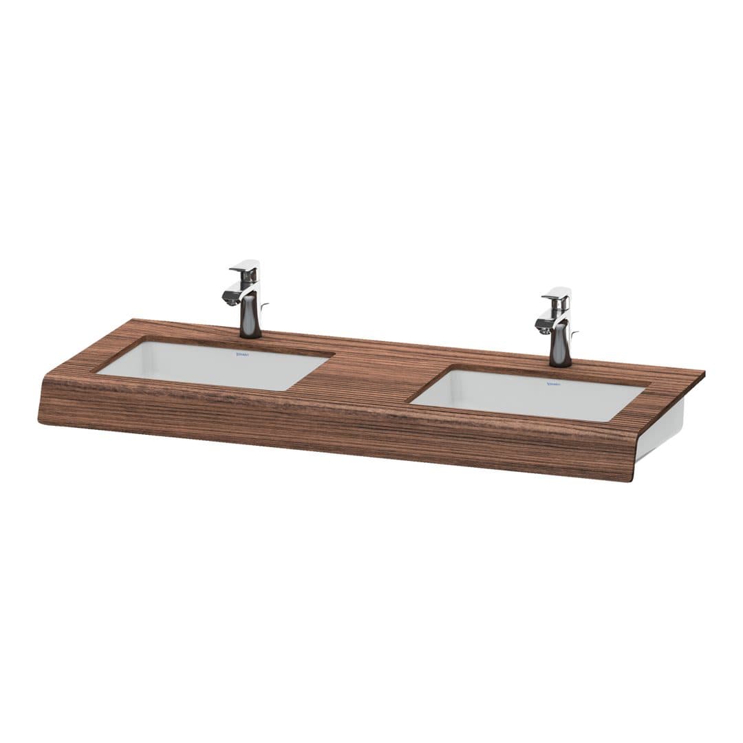 Duravit DuraStyle – Πάγκος Νιπτήρα – 800 mm, 800 x 550 x 100 mm, μοντέλο DS829C – Walnut dark Matt, Decor (DS829C02121)