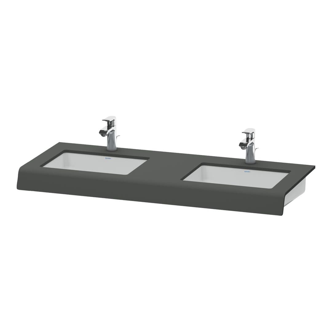 Duravit DuraStyle – Πάγκος Νιπτήρα – 800 mm, 800 x 550 x 100 mm, μοντέλο DS829C – Graphite Matt, Decor (DS829C04949)