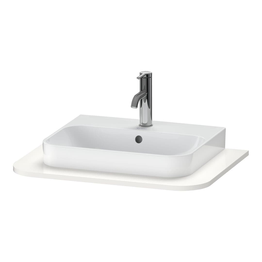 Duravit Happy D.2 – Πάγκος Νιπτήρα – 650 mm, νιπτήρας κέντρο – White High Gloss, Decor (HP031B02222)