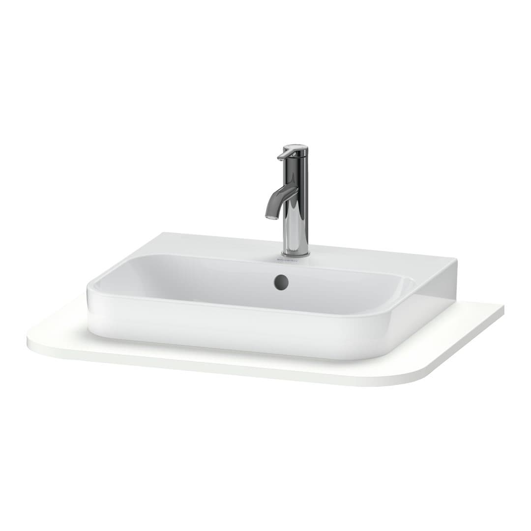 Duravit Happy D.2 – Πάγκος Νιπτήρα – 650 mm, νιπτήρας κέντρο – White Satin Matt, Lacquer (HP031B03636)