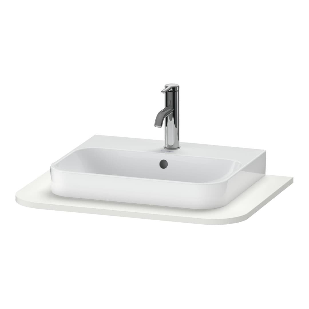 Duravit Happy D.2 – Πάγκος Νιπτήρα – 650 mm, νιπτήρας κέντρο – Nordic white Satin Matt, Lacquer (HP031B03939)