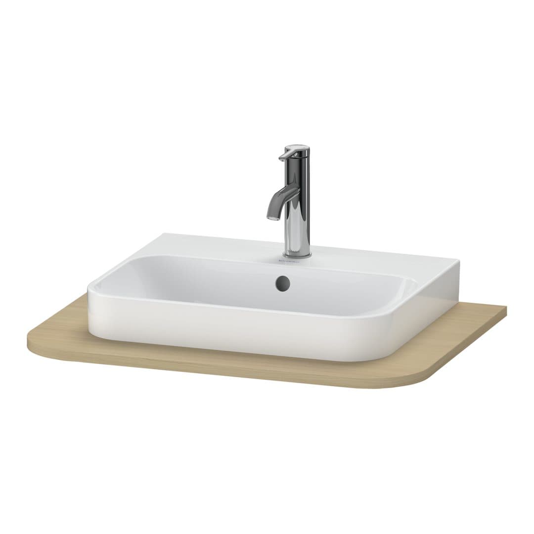 Duravit Happy D.2 – Πάγκος Νιπτήρα – 650 mm, νιπτήρας κέντρο – Mediterranean oak Matt, Real wood veneer (HP031B07171)