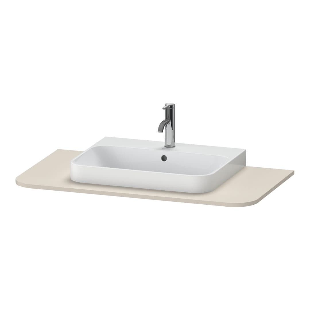 Duravit Happy D.2 – Πάγκος Νιπτήρα – 1000 mm, νιπτήρας κέντρο – Taupe Super Matt, Decor (HP031E08383)