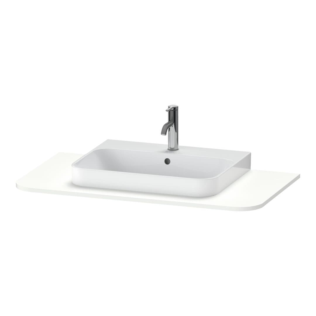 Duravit Happy D.2 – Πάγκος Νιπτήρα – 1000 mm, νιπτήρας κέντρο – White Super Matt, Decor (HP031E08484)