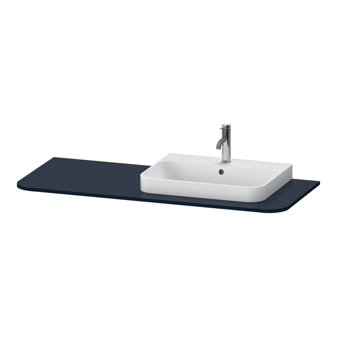 Duravit Happy D.2 – Πάγκος Νιπτήρα – 1300 mm, νιπτήρας δεξιά – Night blue Satin Matt, Lacquer (HP031KR9898)