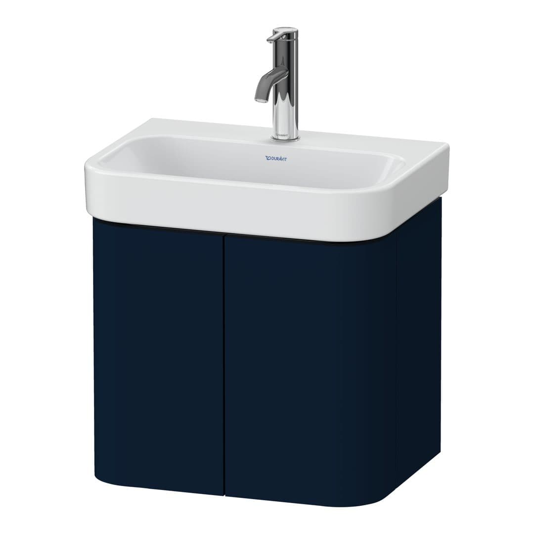 Duravit Happy D.2 – Έπιπλο Νιπτήρα – 475 mm, 2 πόρτες, νιπτήρας κέντρο – Night blue Satin Matt, Lacquer (HP4384098980000)