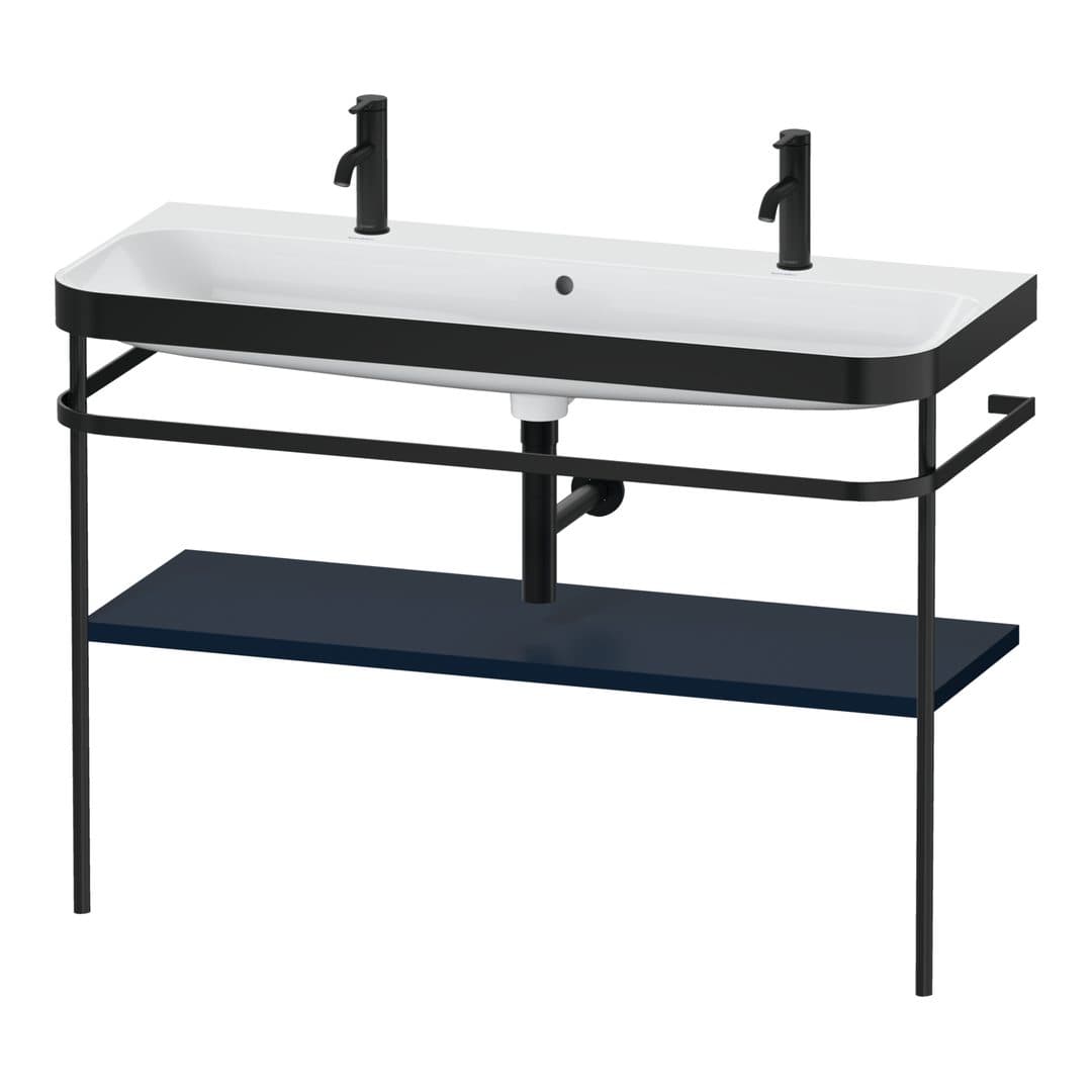 Duravit Happy D.2 – Βάση Νιπτήρα – 1175 mm, με νιπτήρα, νιπτήρας κέντρο, σώμα Night blue Satin Matt, έκδοση O, μοντέλο HP4759 – Night blue Satin Matt, Lacquer (HP4759O98980000)