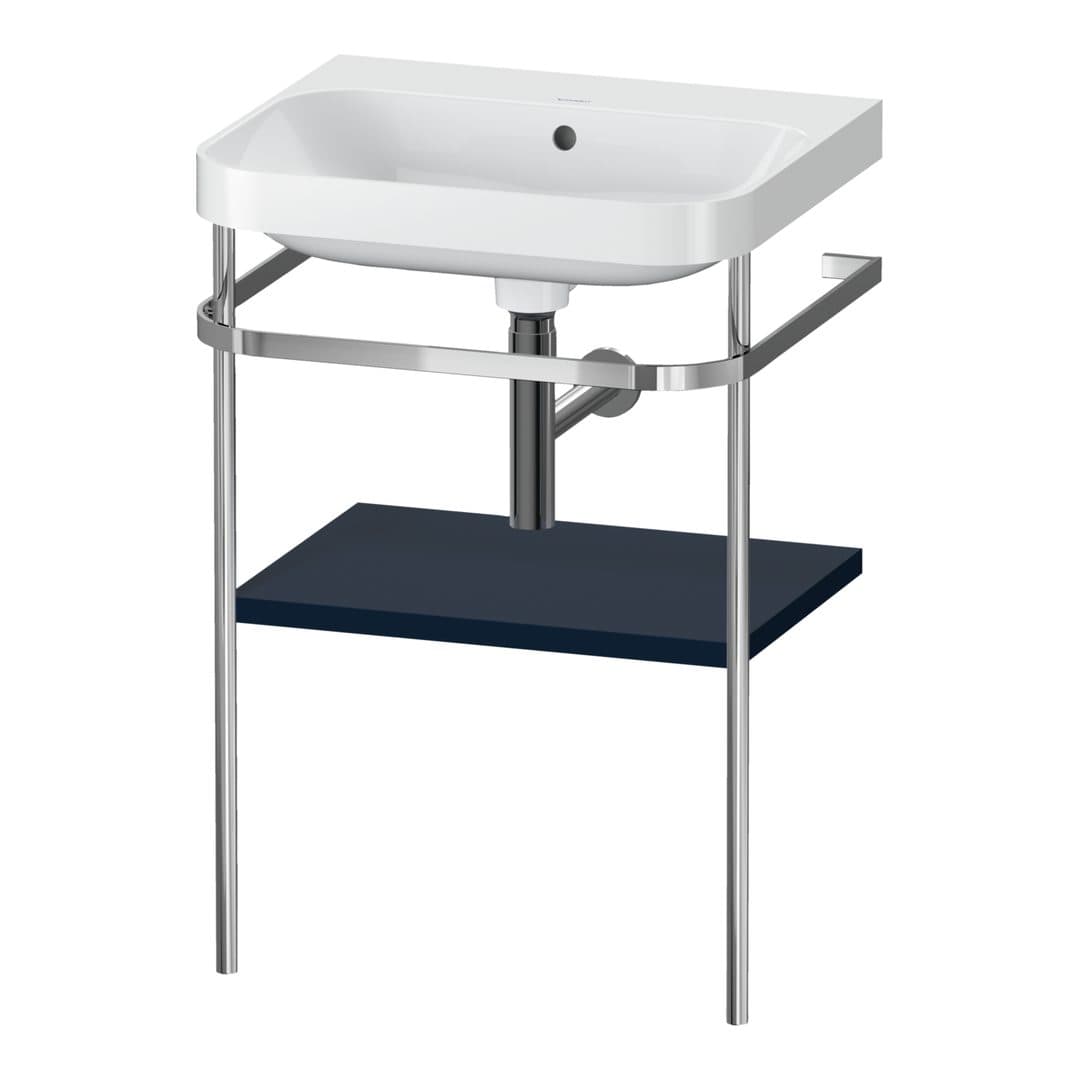 Duravit Happy D.2 – Βάση Νιπτήρα – 575 mm, με νιπτήρα, νιπτήρας κέντρο, έκδοση N – Night blue Satin Matt, Lacquer (HP4835N9898)