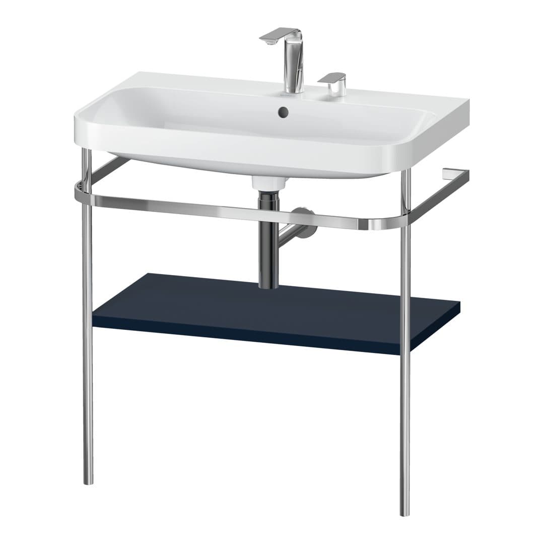 Duravit Happy D.2 – Βάση Νιπτήρα – 775 mm, με νιπτήρα, νιπτήρας κέντρο, έκδοση E – Night blue Satin Matt, Lacquer (HP4837E9898)