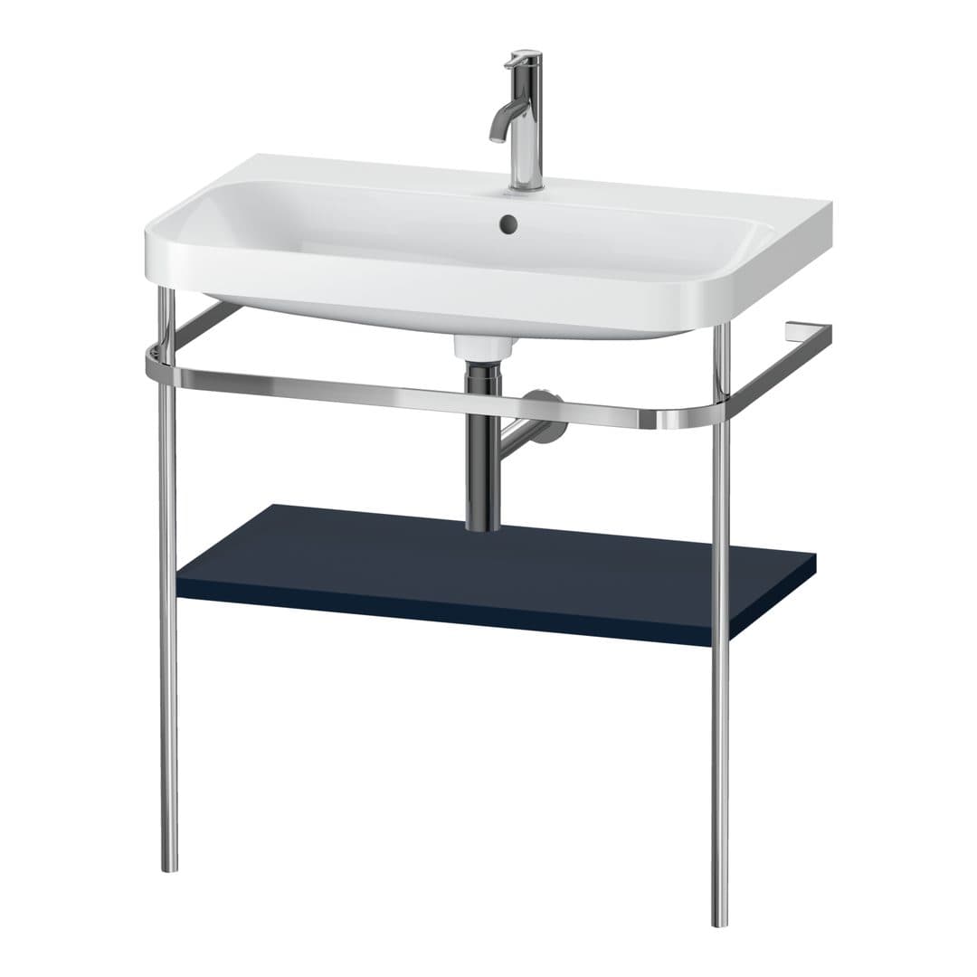 Duravit Happy D.2 – Βάση Νιπτήρα – 775 mm, με νιπτήρα, νιπτήρας κέντρο, έκδοση O – Night blue Satin Matt, Lacquer (HP4837O9898)