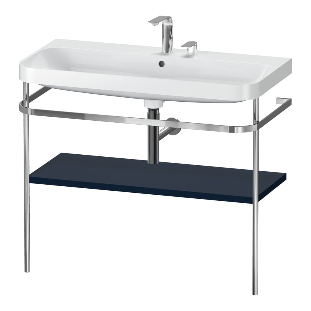 Duravit Happy D.2 – Βάση Νιπτήρα – 975 mm, με νιπτήρα, νιπτήρας κέντρο, έκδοση E – Night blue Satin Matt, Lacquer (HP4838E9898)
