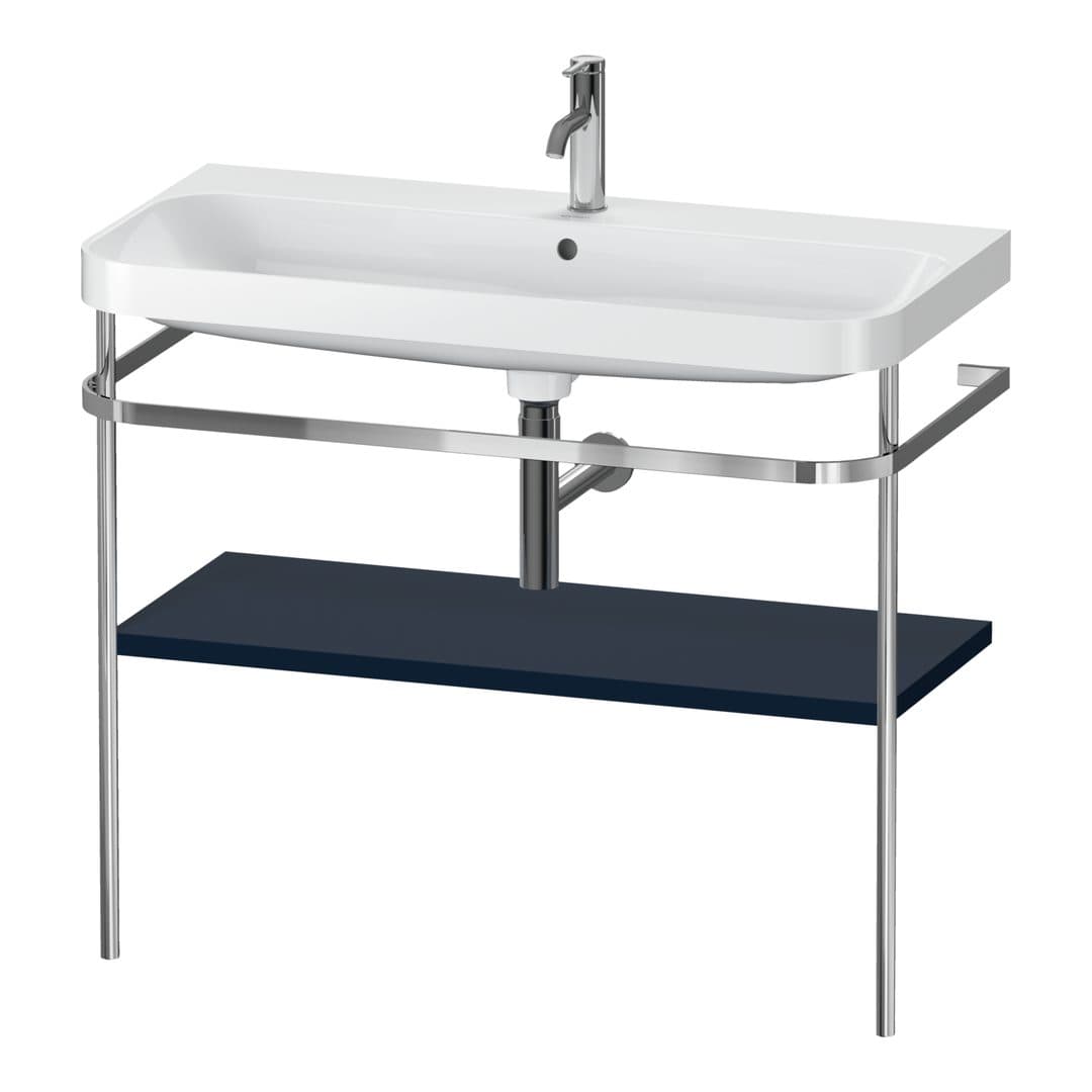 Duravit Happy D.2 – Βάση Νιπτήρα – 975 mm, με νιπτήρα, νιπτήρας κέντρο, έκδοση O – Night blue Satin Matt, Lacquer (HP4838O9898)