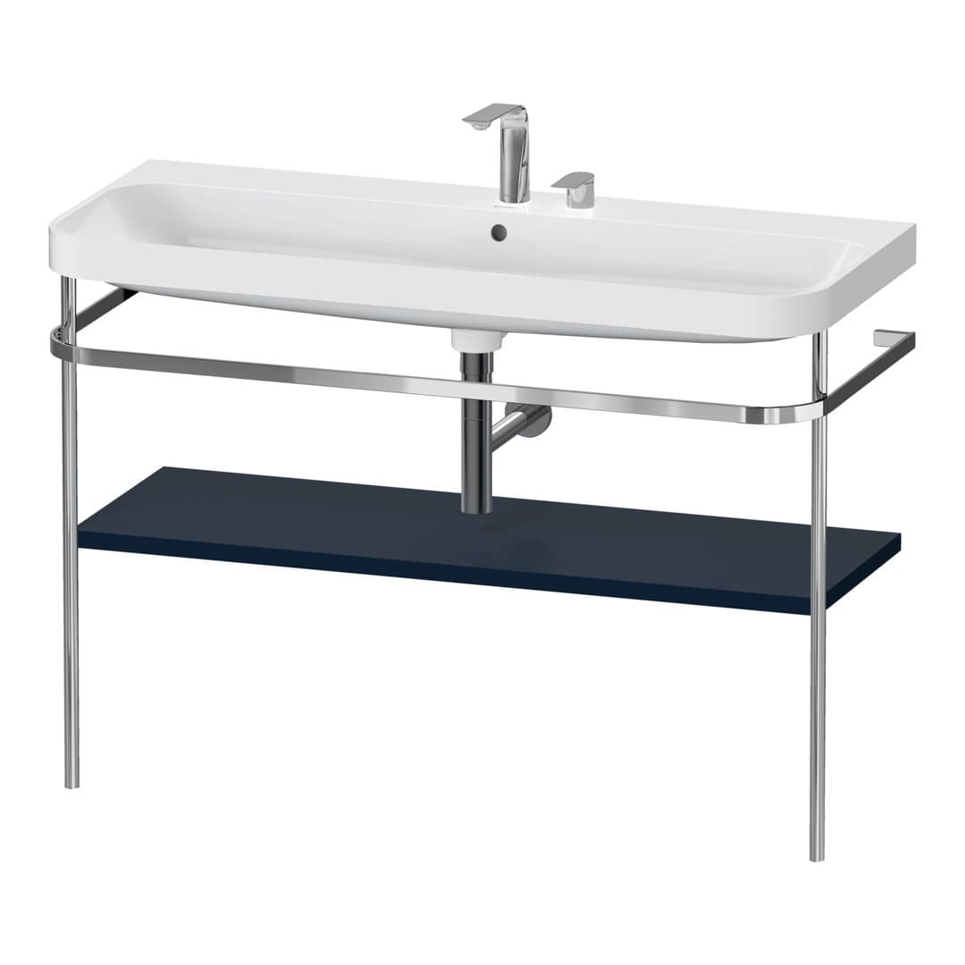 Duravit Happy D.2 – Βάση Νιπτήρα – 1175 mm, με νιπτήρα, νιπτήρας κέντρο, έκδοση E – Night blue Satin Matt, Lacquer (HP4839E98980000)
