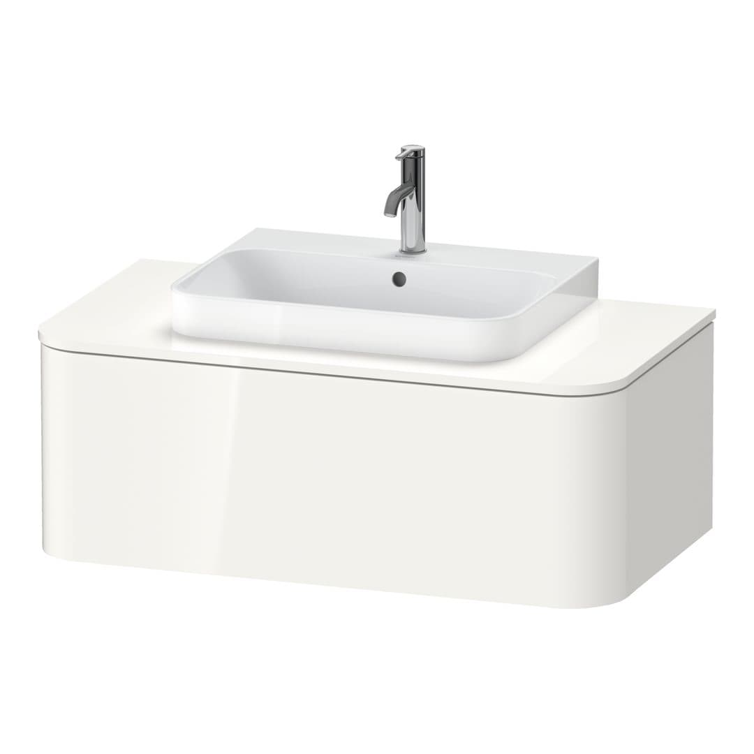 Duravit Happy D.2 – Έπιπλο Νιπτήρα – 1000 mm, για κονσόλα, 1 συρτάρι, νιπτήρας κέντρο – White High Gloss, Decor (HP494102222)