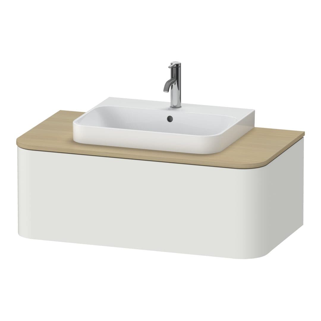 Duravit Happy D.2 – Έπιπλο Νιπτήρα – 1000 mm, για κονσόλα, 1 συρτάρι, νιπτήρας κέντρο – Nordic white Satin Matt, Lacquer (HP494103939)
