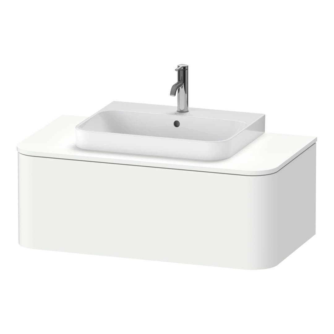 Duravit Happy D.2 – Έπιπλο Νιπτήρα – 1000 mm, για κονσόλα, 1 συρτάρι, νιπτήρας κέντρο – White Super Matt, Decor (HP494108484)
