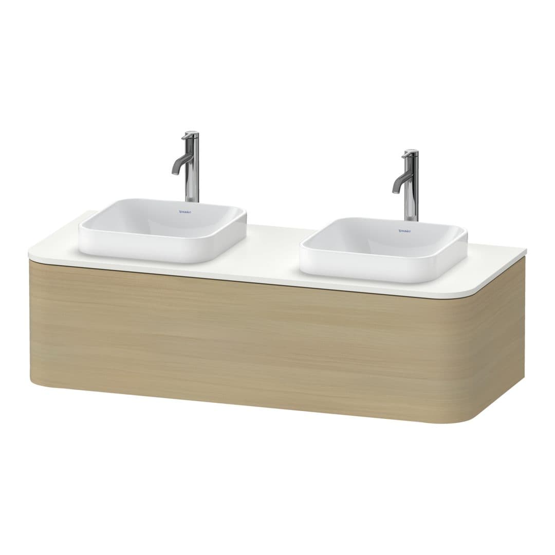 Duravit Happy D.2 – Έπιπλο Νιπτήρα – 1300 mm, για κονσόλα, 1 συρτάρι – Mediterranean oak Matt, Real wood veneer (HP4943B7171)
