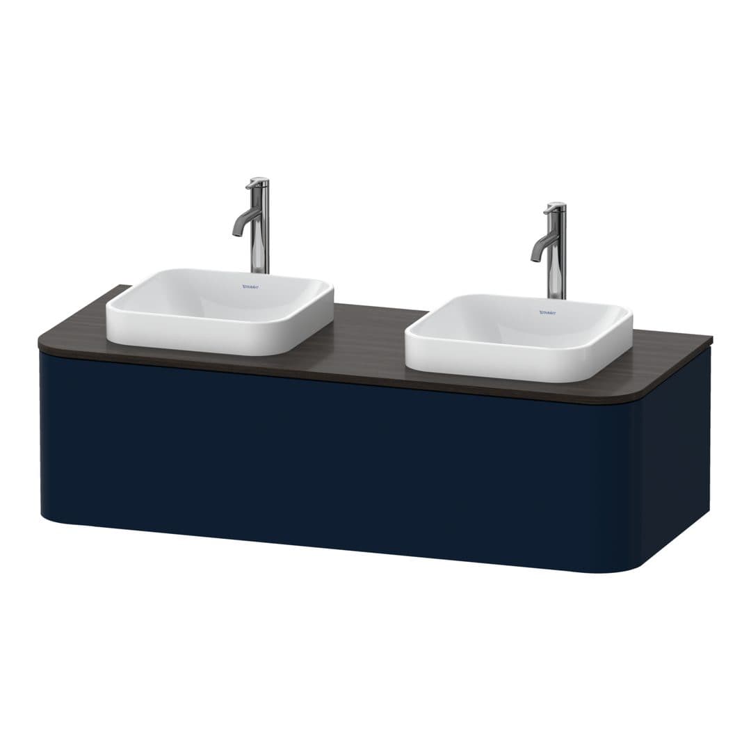 Duravit Happy D.2 – Έπιπλο Νιπτήρα – 1300 mm, για κονσόλα, 1 συρτάρι – Night blue Satin Matt, Lacquer (HP4943B9898)