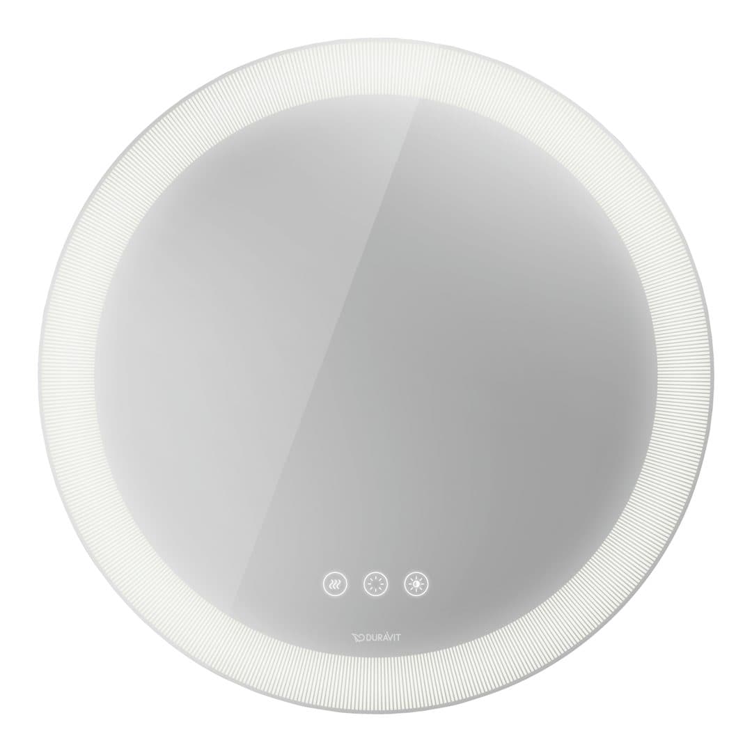 Duravit Happy D.2 – Καθρέπτης Μπάνιου – 700×700 mm, με φωτισμό LED, έκδοση S, μοντέλο HP7485 – White Matt (HP7485S00007000)