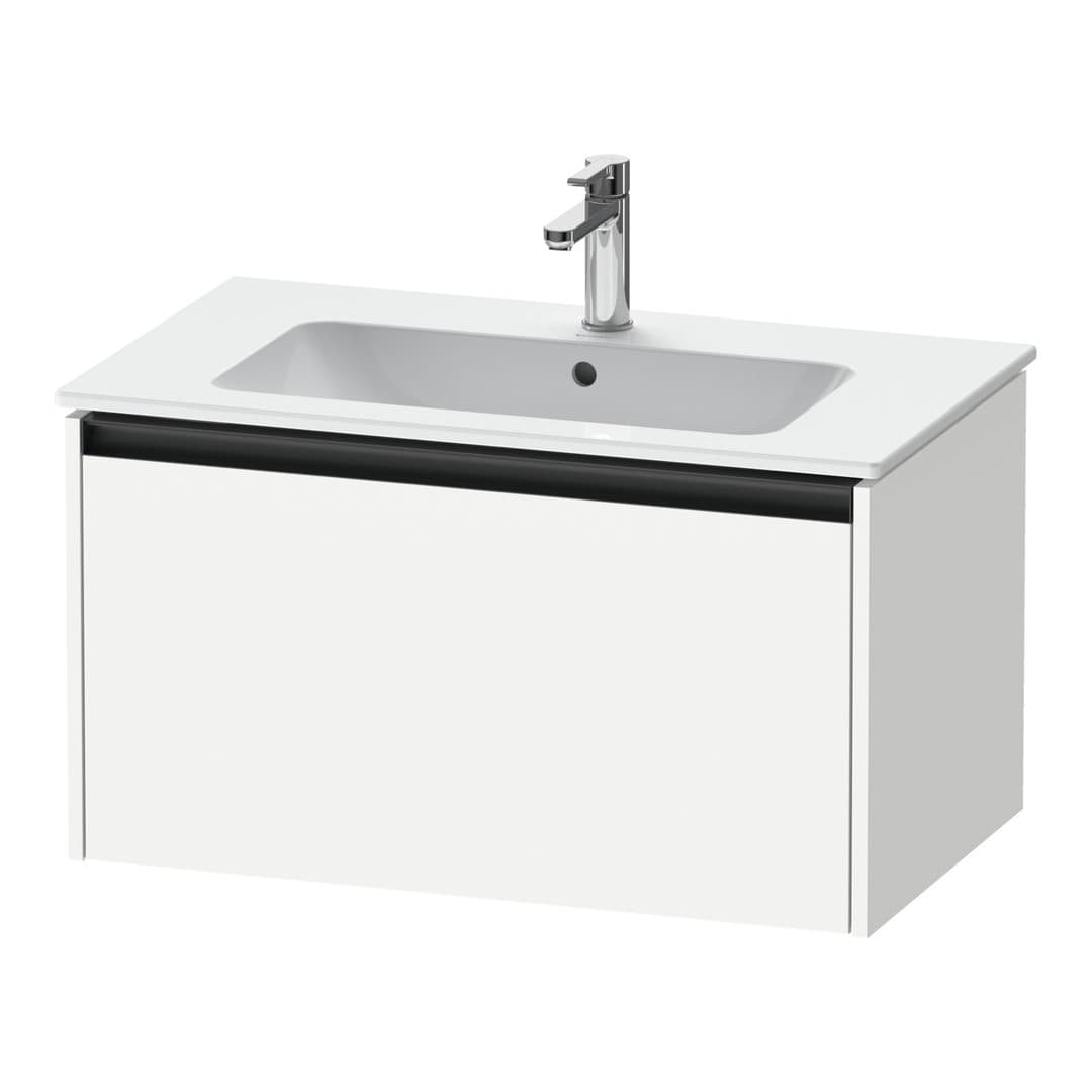 Duravit Ketho.2 – Έπιπλο Νιπτήρα – 810 mm, 1 συρτάρι – White Matt, Decor (K25063018180000)