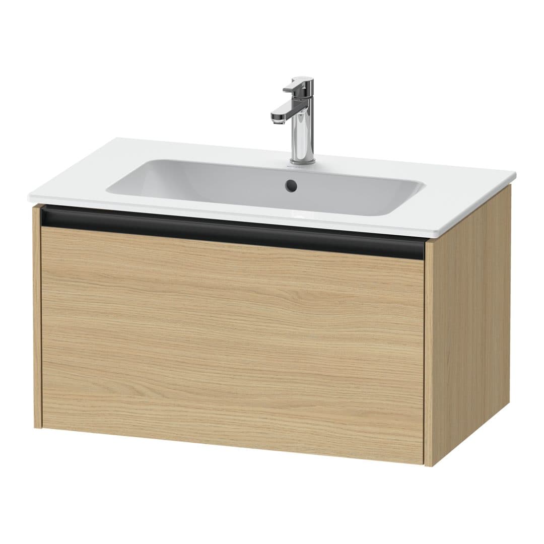 Duravit Ketho.2 – Έπιπλο Νιπτήρα – 810 mm, 1 συρτάρι – Natural oak, Decor (K25063030300000)