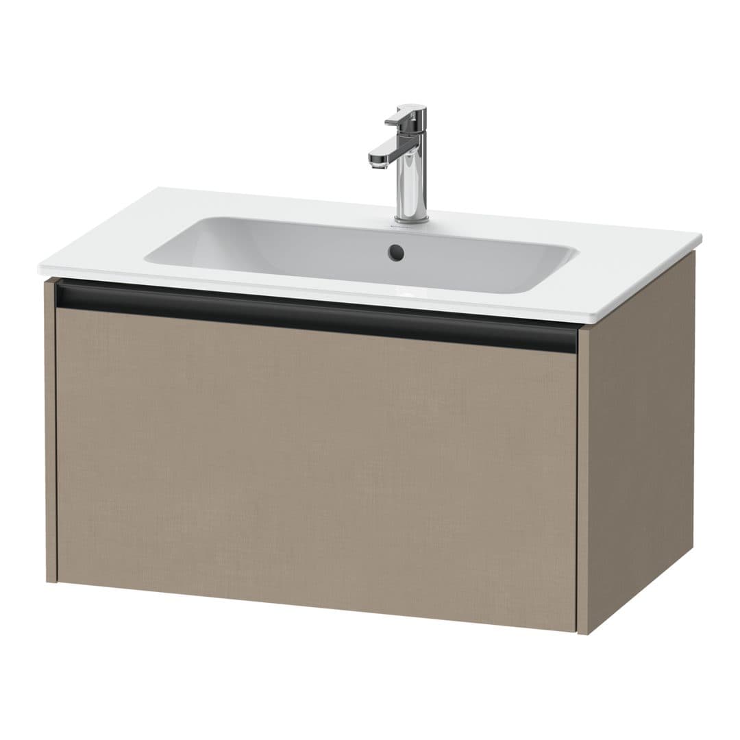 Duravit Ketho.2 – Έπιπλο Νιπτήρα – 810 mm, 1 συρτάρι – Linen Matt, Decor (K25063075750000)
