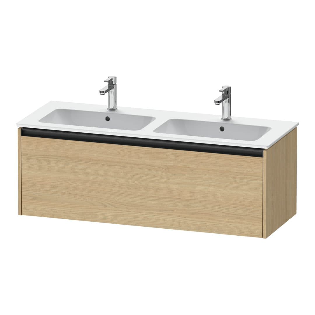 Duravit Ketho.2 – Έπιπλο Νιπτήρα – 1280 mm, 1 συρτάρι – Natural oak, Decor (K25066030300000)