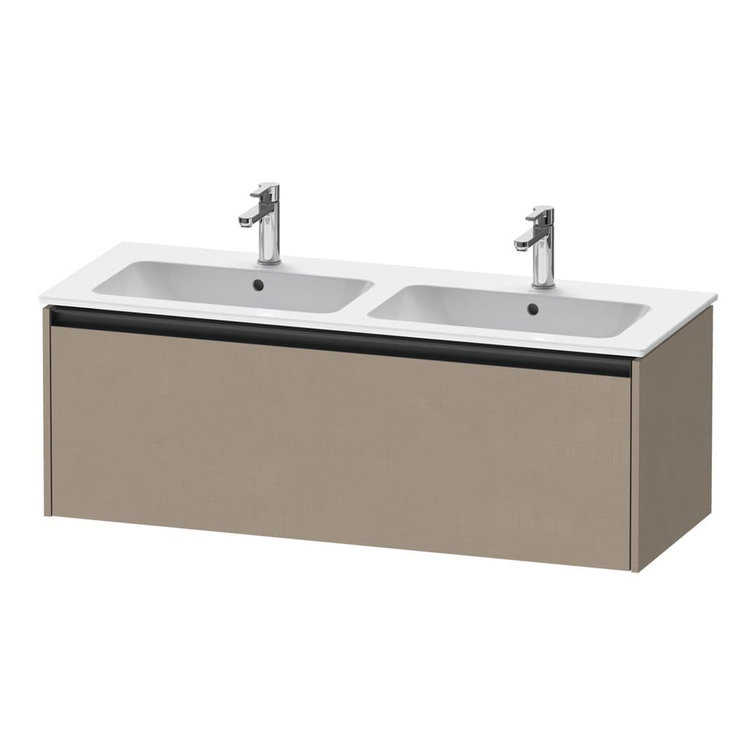 Duravit Ketho.2 – Έπιπλο Νιπτήρα – 1280 mm, 1 συρτάρι – Linen Matt, Decor (K25066075750000)