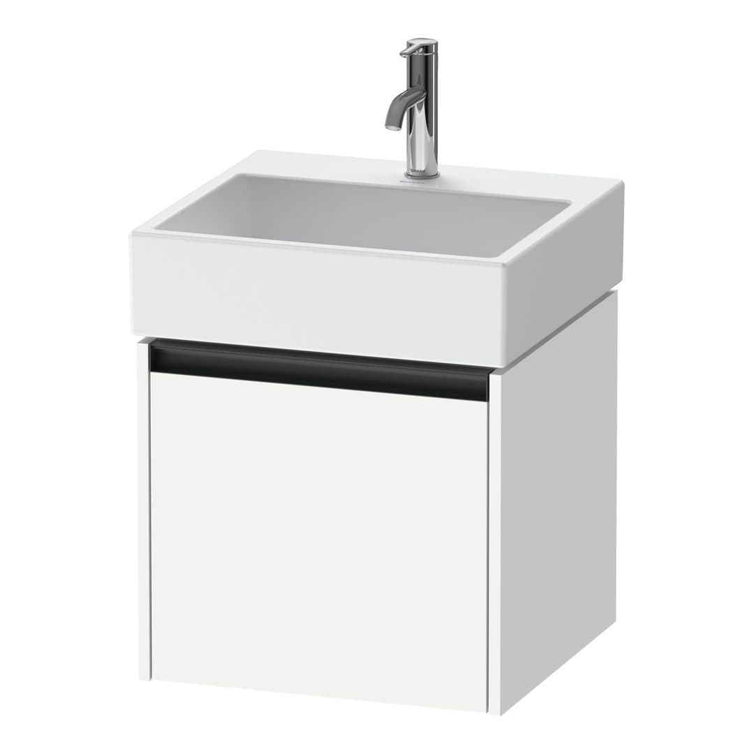 Duravit Ketho.2 – Έπιπλο Νιπτήρα – 484 mm, 1 συρτάρι, νιπτήρας κέντρο, 484 x 460 x 440 mm – White Matt, Decor (K25074018180000)