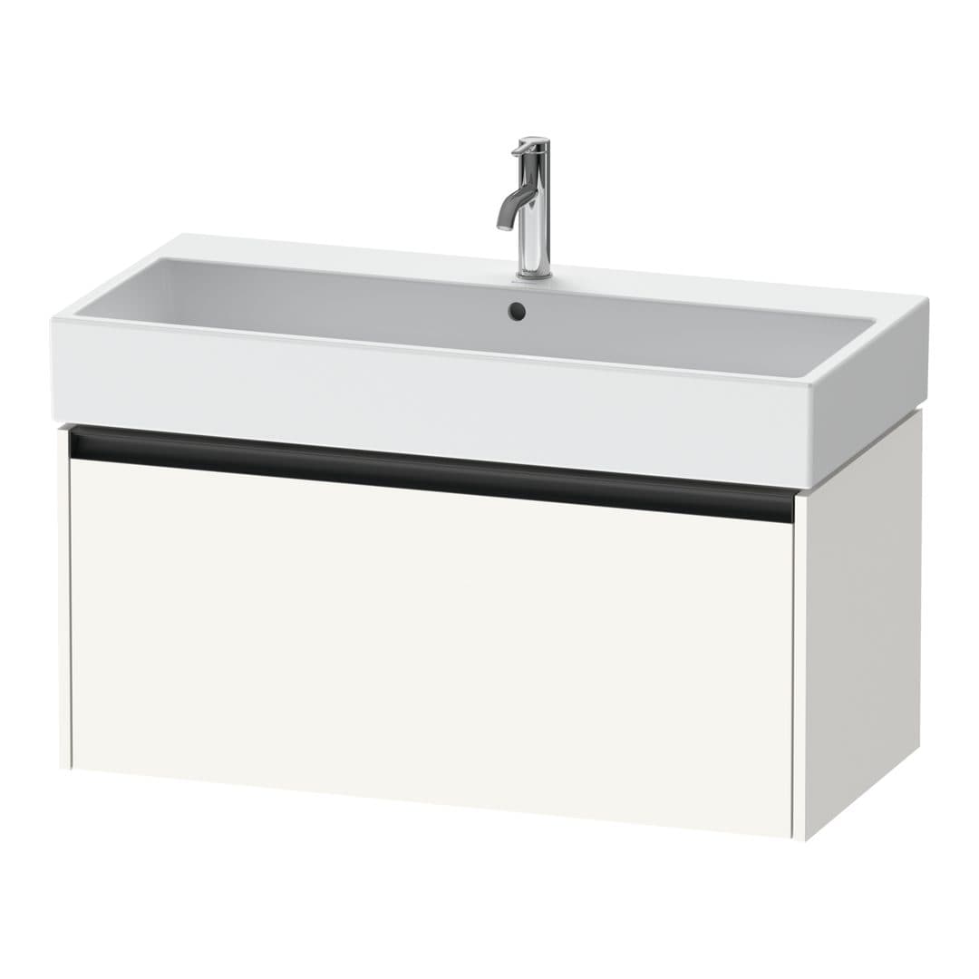 Duravit Ketho.2 – Έπιπλο Νιπτήρα – 984 mm, 1 συρτάρι, νιπτήρας κέντρο, 984 x 460 x 440 mm – White Super Matt, Decor (K25078084840000)