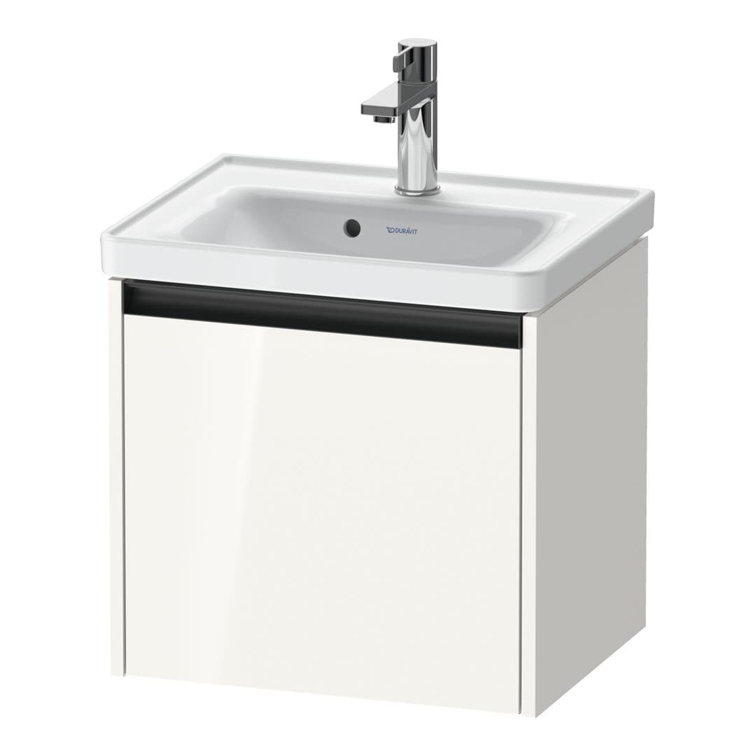 Duravit Ketho.2 – Έπιπλο Νιπτήρα – 484 mm, 1 συρτάρι, νιπτήρας κέντρο, 484 x 375 x 440 mm – White High Gloss, Decor (K25080022220000)