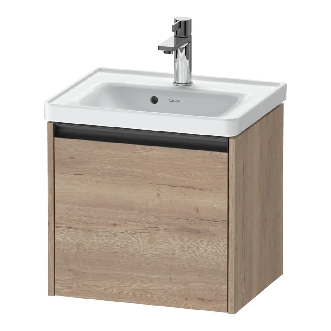 Duravit Ketho.2 – Έπιπλο Νιπτήρα – 484 mm, 1 συρτάρι, νιπτήρας κέντρο, 484 x 375 x 440 mm – Marbled Oak Matt, Decor (K25080055550000)