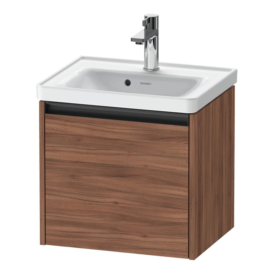 Duravit Ketho.2 – Έπιπλο Νιπτήρα – 484 mm, 1 συρτάρι, νιπτήρας κέντρο, 484 x 375 x 440 mm – Walnut Matt, Decor (K25080079790000)