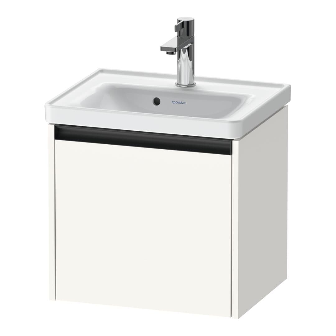 Duravit Ketho.2 – Έπιπλο Νιπτήρα – 484 mm, 1 συρτάρι, νιπτήρας κέντρο, 484 x 375 x 440 mm – White Super Matt, Decor (K25080084840000)