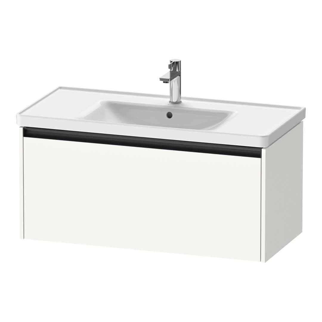 Duravit Ketho.2 – Έπιπλο Νιπτήρα – 984 mm, 1 συρτάρι, νιπτήρας κέντρο, 984 x 455 x 440 mm – White Super Matt, Decor (K25084084840000)