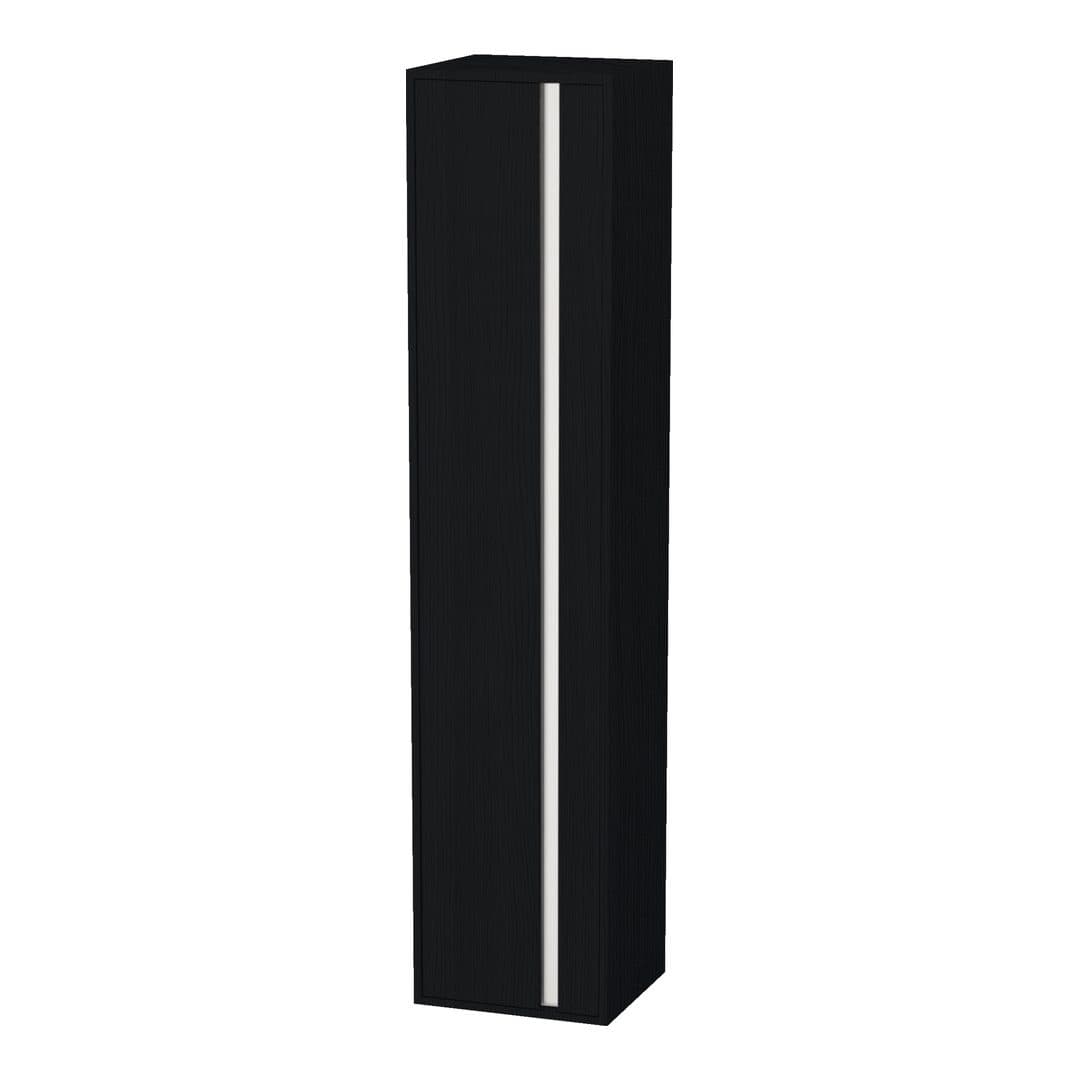 Duravit Ketho – Κολόνα Μπάνιου – 400 mm, 1 πόρτα, αριστερή – Black oak Matt, Decor (KT1255L1616)