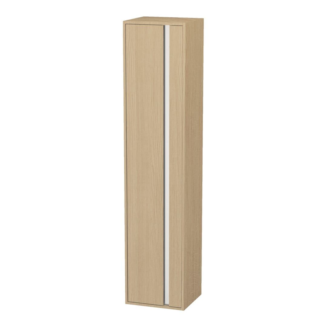 Duravit Ketho – Κολόνα Μπάνιου – 400 mm, 1 πόρτα, αριστερή – Natural oak, Decor (KT1255L3030)