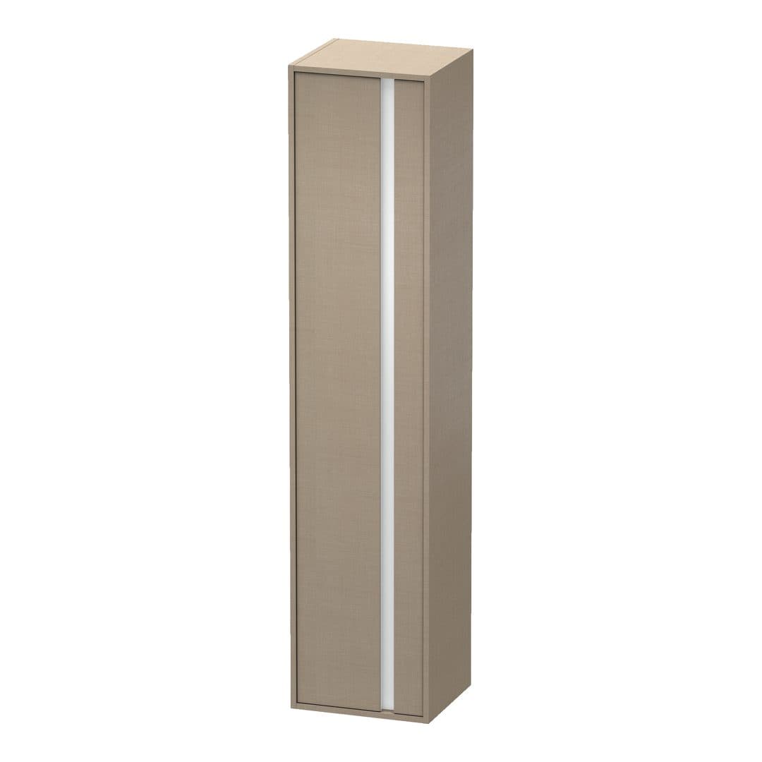 Duravit Ketho – Κολόνα Μπάνιου – 400 mm, 1 πόρτα, αριστερή – Linen Matt, Decor (KT1255L7575)