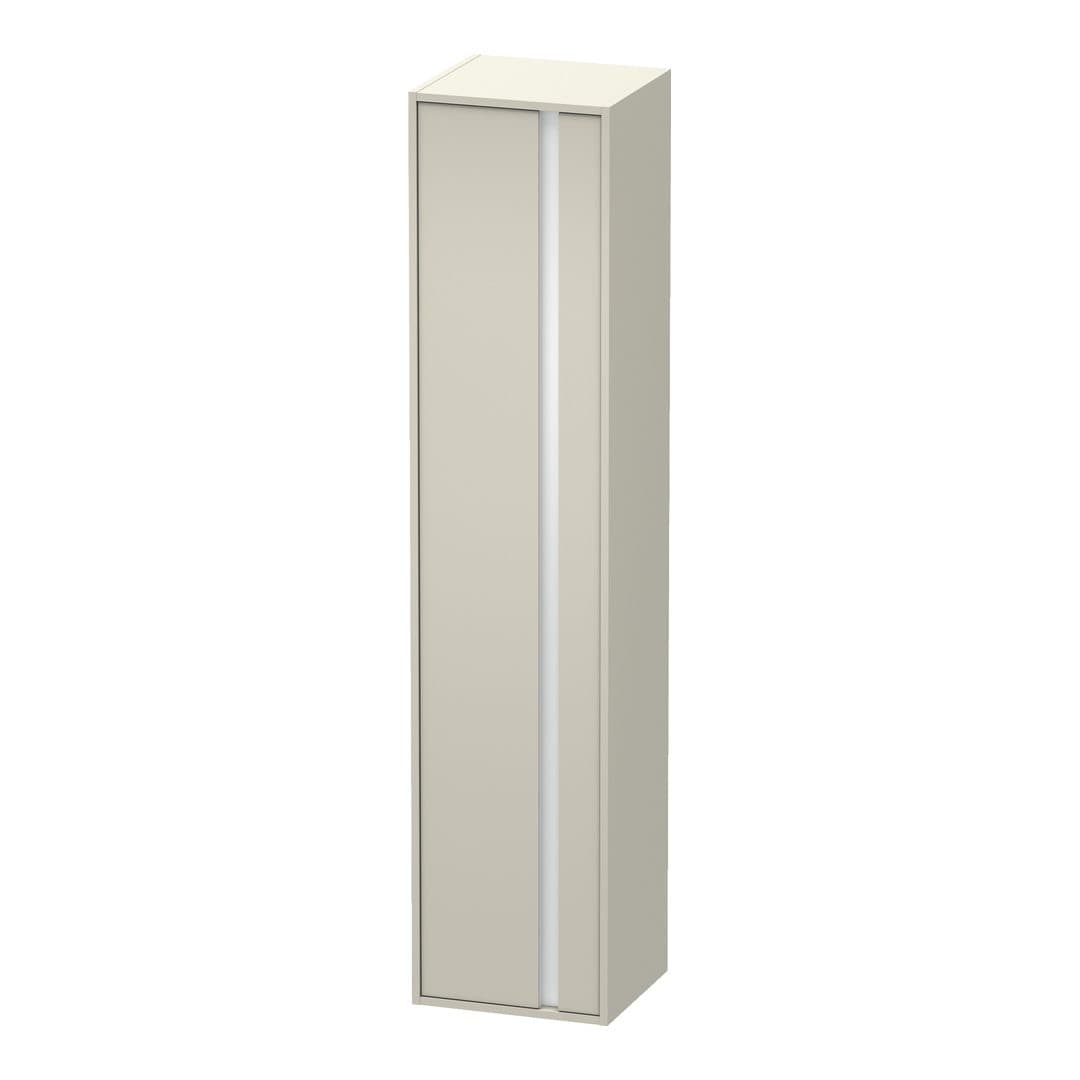 Duravit Ketho – Κολόνα Μπάνιου – 400 mm, 1 πόρτα, αριστερή – Taupe Matt, Decor (KT1255L9191)