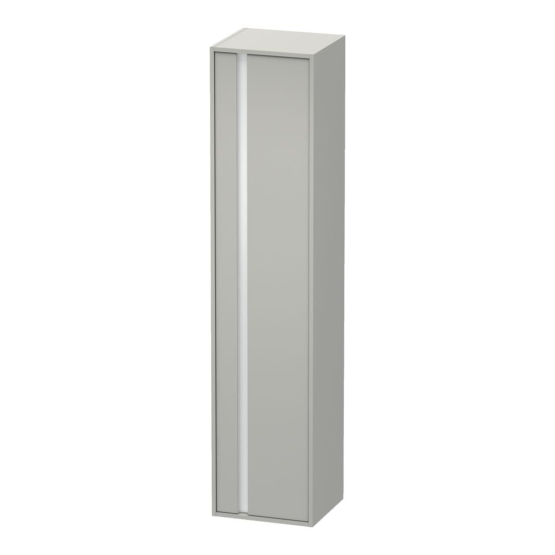 Duravit Ketho – Κολόνα Μπάνιου – 400 mm, 1 πόρτα, δεξιά – Concrete grey Matt, Decor (KT1255R0707)