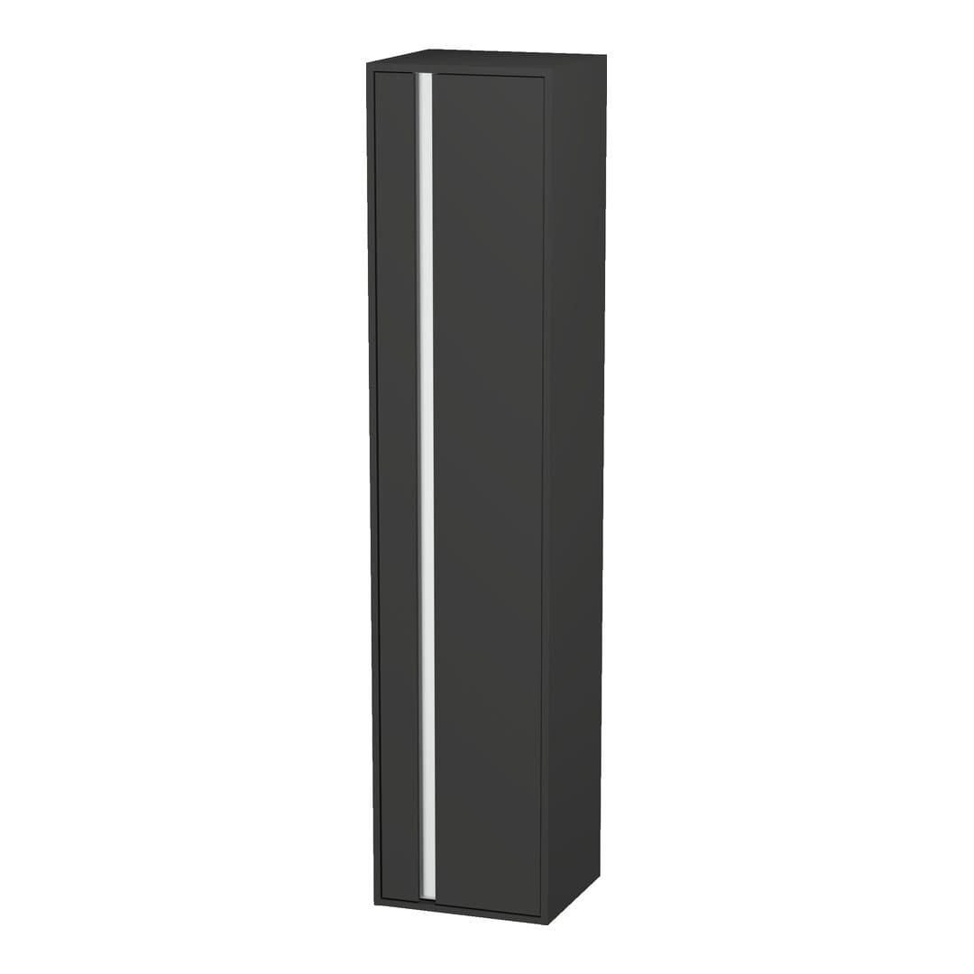 Duravit Ketho – Κολόνα Μπάνιου – 400 mm, 1 πόρτα, δεξιά – Graphite Matt, Decor (KT1255R4949)