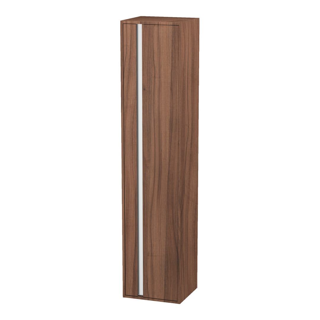 Duravit Ketho – Κολόνα Μπάνιου – 400 mm, 1 πόρτα, δεξιά – Walnut Matt, Decor (KT1255R7979)