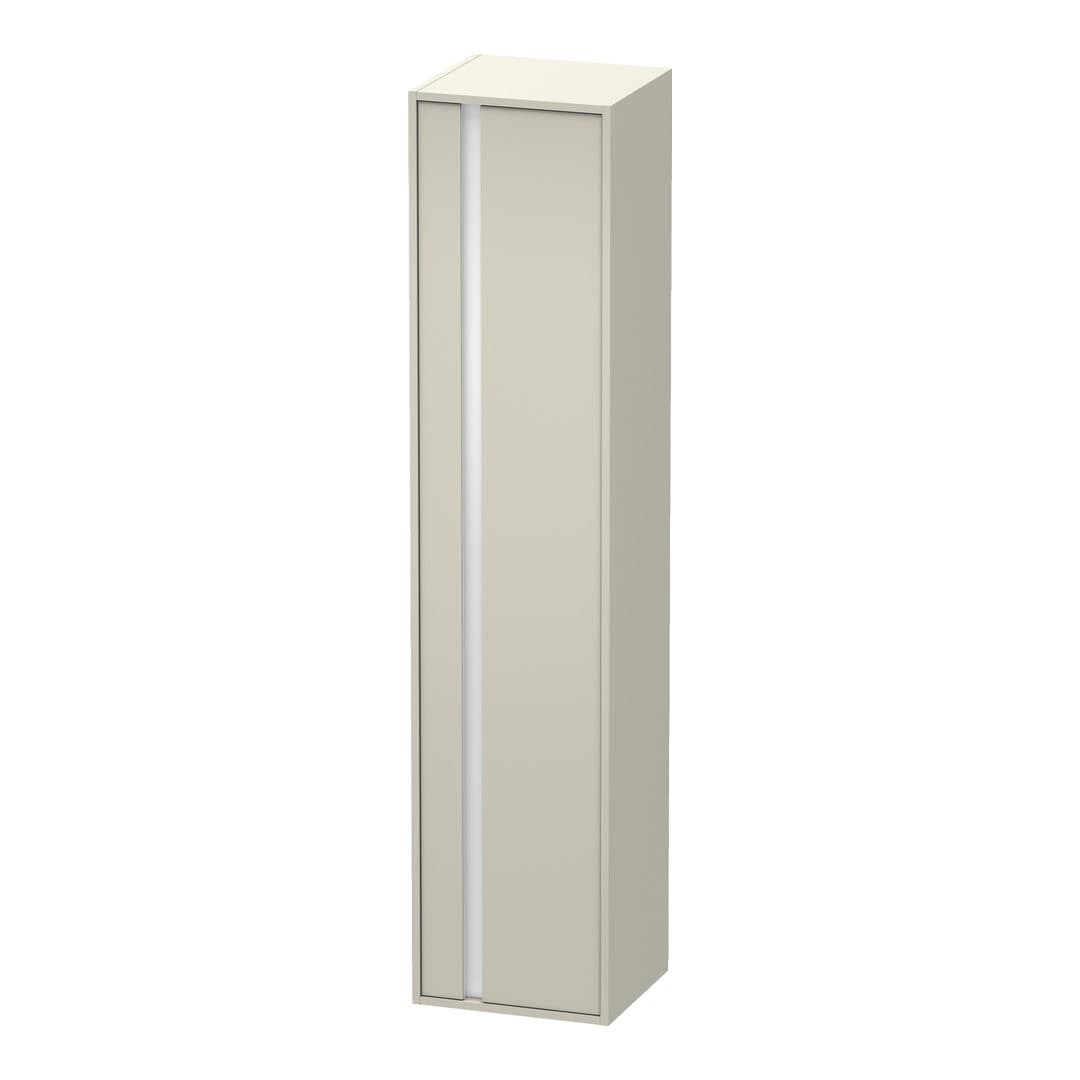 Duravit Ketho – Κολόνα Μπάνιου – 400 mm, 1 πόρτα, δεξιά – Taupe Matt, Decor (KT1255R9191)